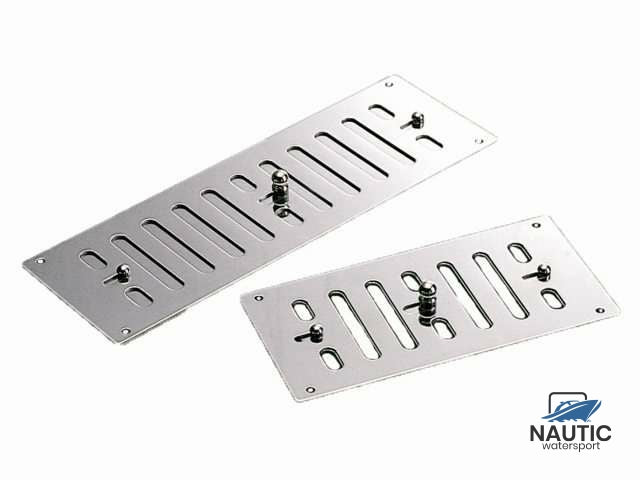 Ventilatierooster met gaas 229x76mm