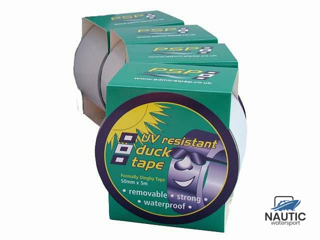 UV-beständiges Gewebeband hellgrau 50 mm 5 m