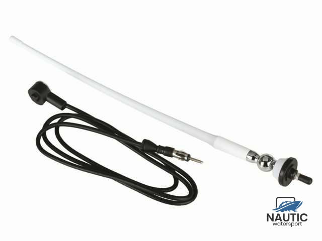 Boss Audio Marine rubber antenne wit MRANT12W