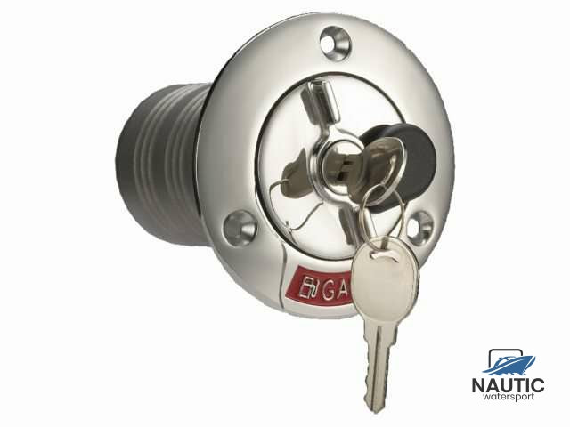 Deck cap stainless steel diesel with lock 38mm