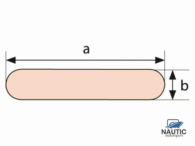 Kunststoffplane 2 m x 50 mm