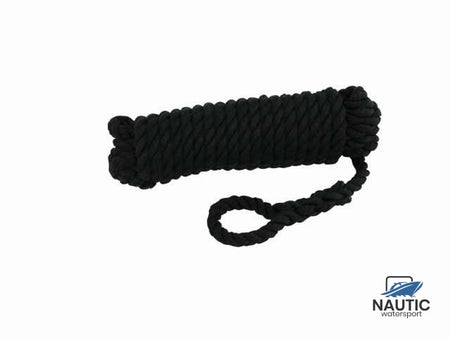 Talamex Fenderlijn polypropyleen 10mm 2.5m zwart