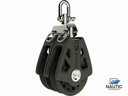 Lewmar 29926002bk synchro blok 60mm double zwart