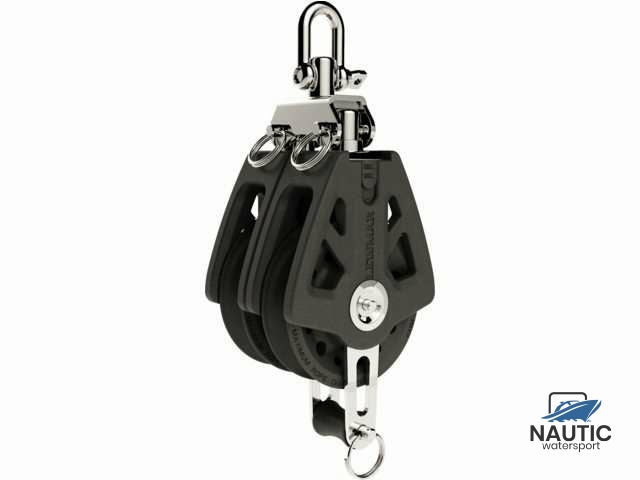 29925005bk Synchronblock 50mm Doppelhalterung schwarz