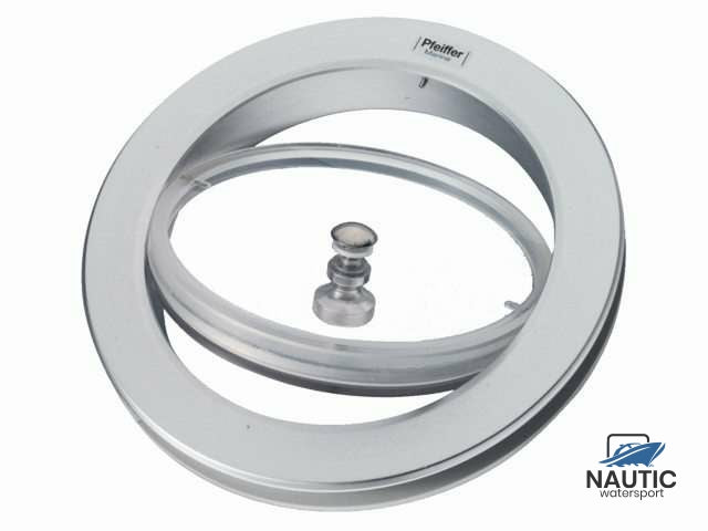 Belüftungsöffnung aus Aluminium, 162 mm