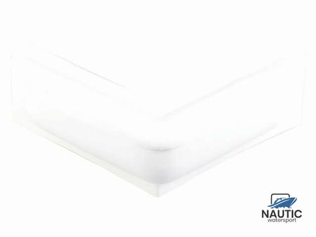 Talamex Steigerfender hoek 25+25x7x10cm wit