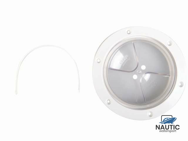 Inspektionsluke weiß/transparent 203 mm