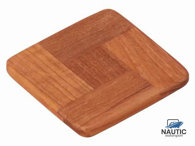 Eude Onderzetter teak 'coaster' (set 4 stuks)