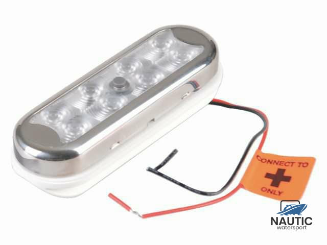 Talamex Bimini lamp buis of vlakke montage met schakelaar 12-24V