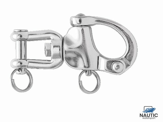 Schnappverschluss mit drehbarer Gabel 128 mm