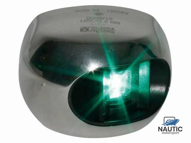 Serie 34 led stuurboord rvs