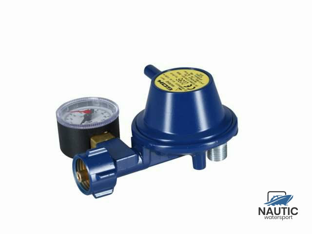 Talamex Gasdrukregelaar 0.8kg/h 30mbar met manometer