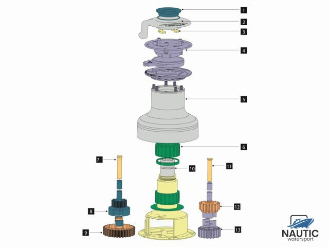 Lewmar 45500005 15 evo feeder arm