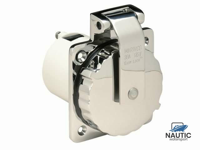 30A 125V Easy Lock Inlet SS with Enclosure