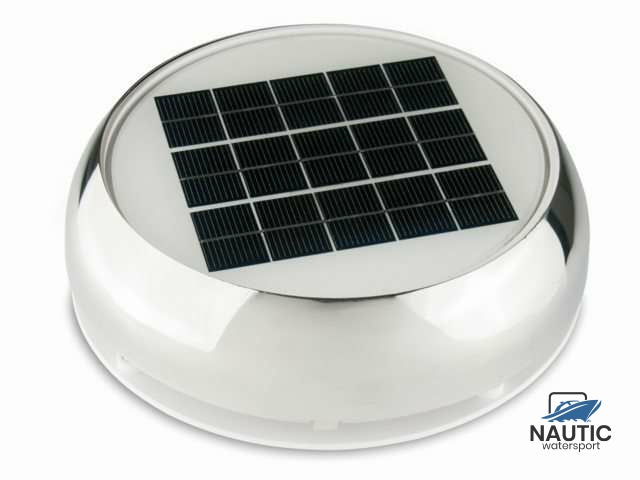 3" Day/Night Solar Vent - Stainless Steel