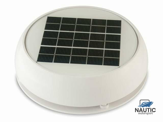 3" Day/Night Solar Vent - White