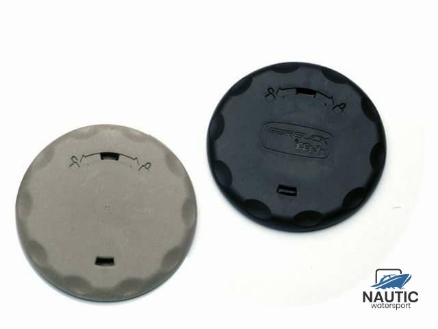 Abdeckkappe für Schnellverschluss-Abdeckring, schwarz