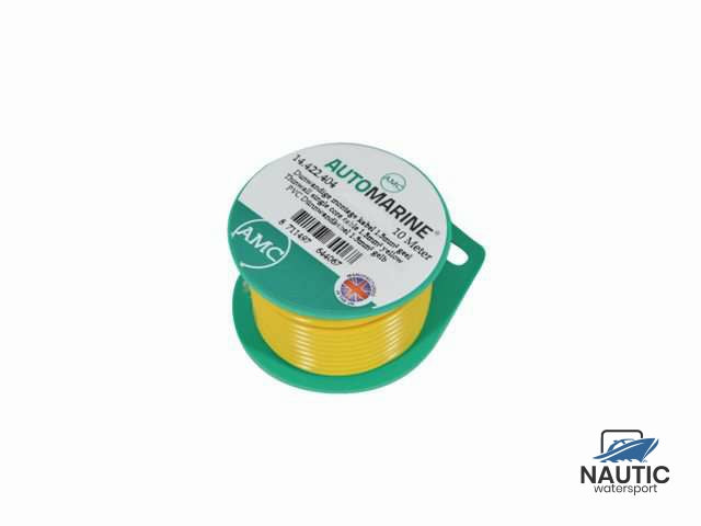 Talamex Dunwandige montage kabel 1.5mm² geel (10m)