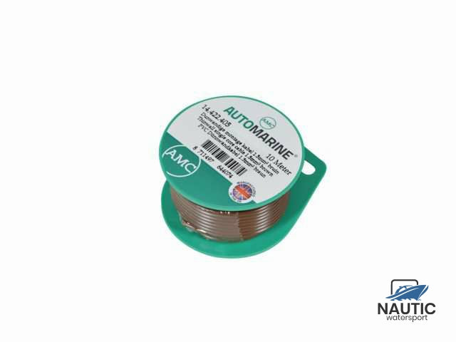 Talamex Dunwandige montage kabel 1.5mm² bruin (10m)