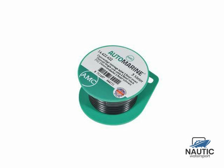 Talamex Dunwandige montage kabel 1.5mm² zwart (10m)