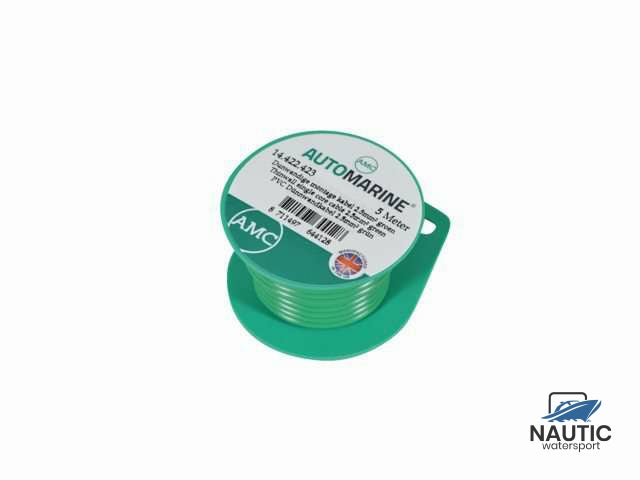 Dunne montagekabel 2.5mm² groen (5m)