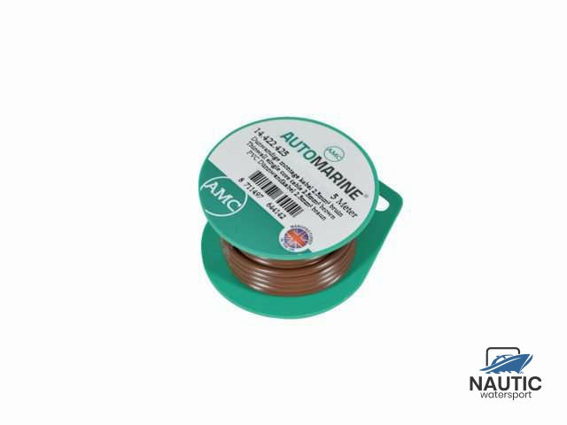 Dunne montagekabel 2.5mm² bruin (5m)