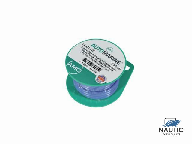 Dunne montagekabel 2.5mm² blauw (5m)