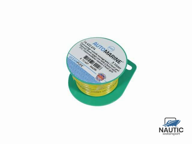 Talamex Dunwandige vertinde montage kabel 2.5mm² geel (5m)