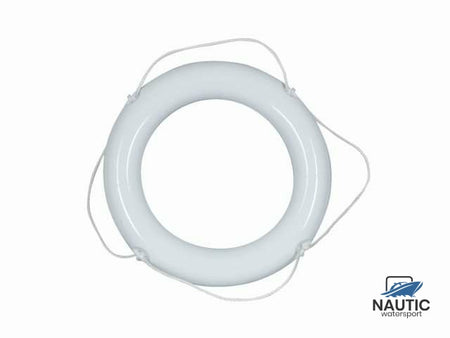 Talamex Reddingsboei pvc wit 60cm met witte lijn