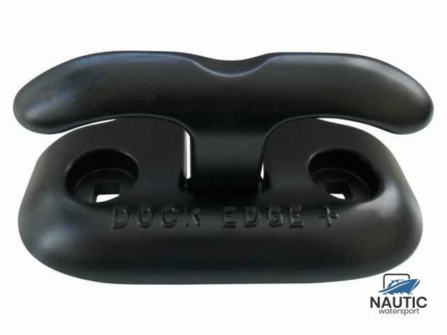 Dockedge Steiger Cleat flip-up kikker 15,2cm zwart