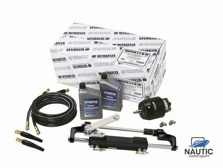Ultraflex NAUTECH 1.2/M-90 hydraulische set outboard tot 300pk inclusief 9 meter slang(UC128-OBF/2)