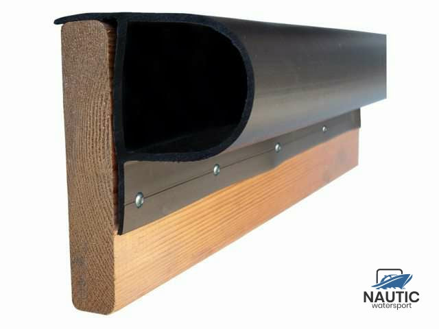 Scaffold bumper p-profile black 2.4m