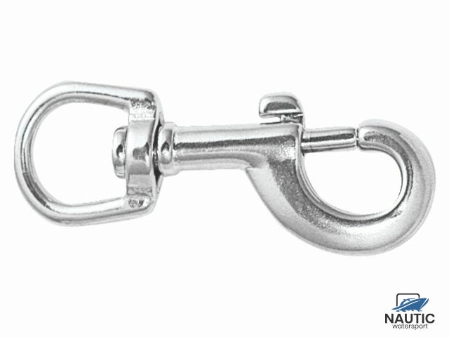 Talamex Musketonhaak met wartel rvs 64mm