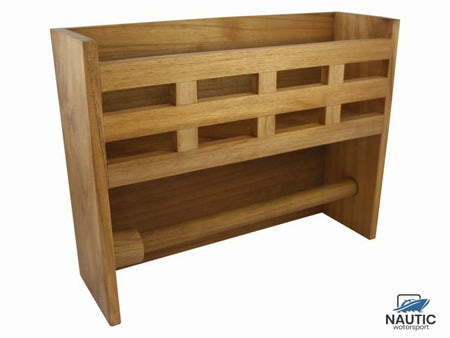 Eude Opbergrek met keukenrolhouder 33x10x25.5cm