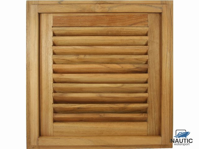 Lamellentür mit quadratischem Rahmen, 38,1 x 3,5 x 38,1 cm