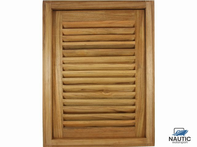 Lamellentür mit rechteckigem Rahmen, 38,1 x 3,5 x 50,8 cm