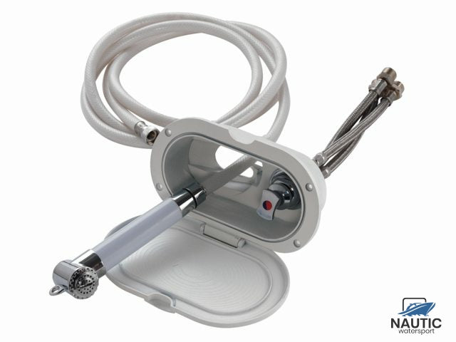 Inbouw douche met kraan en 2.5m slang