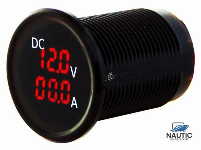 Volt- & amperemeter 4.5-30V & 0-15A