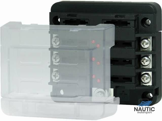 Talamex Module 1 zekeringhouder 6 x ATP/ATO/ATC