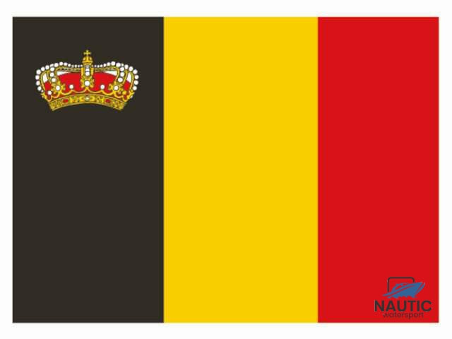 Talamex Belgische vlag met Kroon 20x30