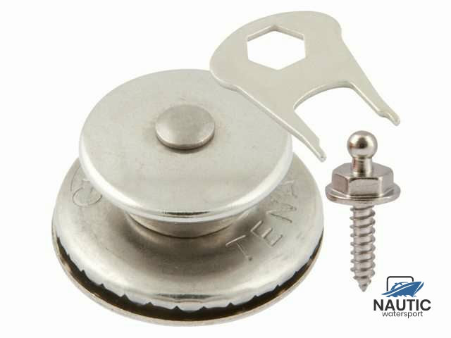 Tenax Druckknöpfe mit selbstschneidender Schraube (2 Stück)