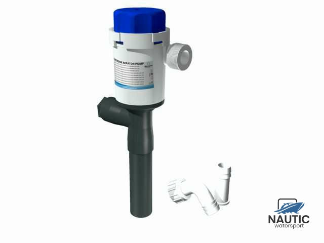 º Aerator pomp twinport 500gph recht 12V