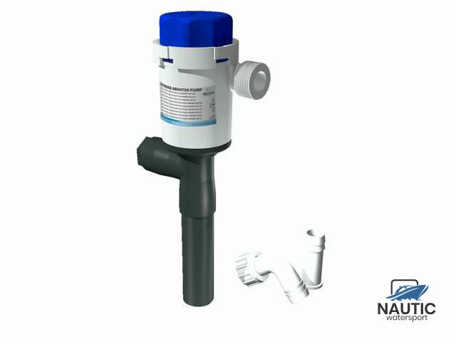 º Aerator pomp twinport 750gph recht 12V