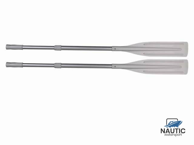 Teleskoppaddel S-Line und HLX400 1.55 grau (Paar)