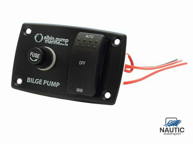 Bilgepomp schakelpaneel 3 standen 12/24V
