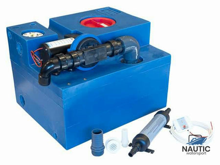 Albinus Vuilwatertank 47L compleet met vuilwaterpomp 12V