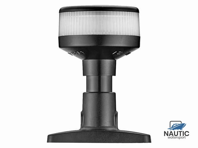 Navigationsleuchte 360° LED auf schwarzem Sockel