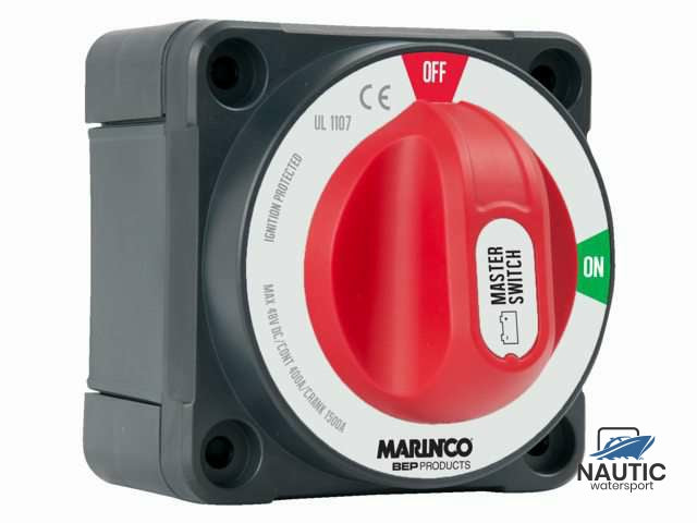 Batterieschalter Ein/Aus, Aufputz- und Unterputzmontage, zweipolig