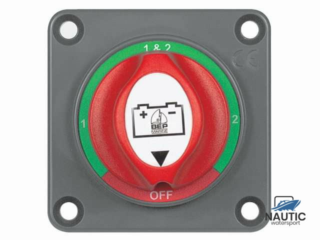 Montage des Batterieschalterfelds Ein/Aus/1/1&amp;2