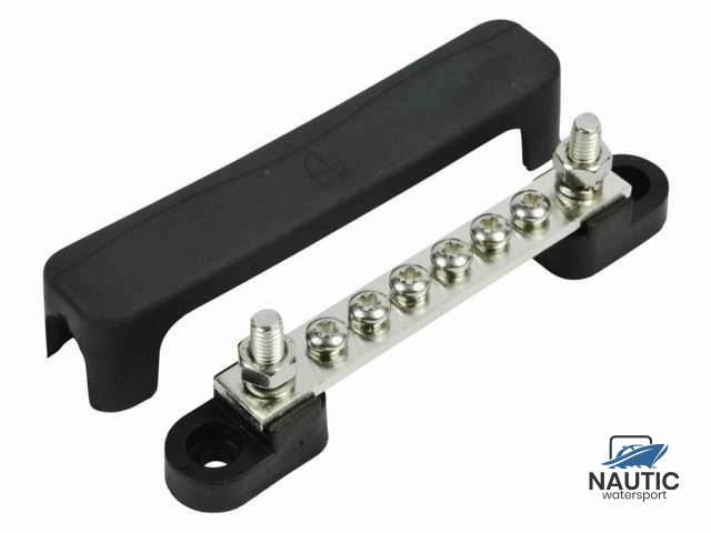 Busbar 6 terminals, 2 studs